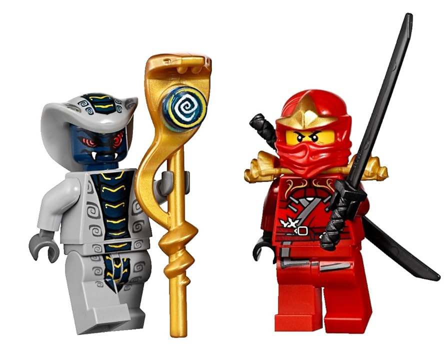 Kai Kai LEGO Ninjago - Rare - Original Kai, Kai ZX, Vintage Red